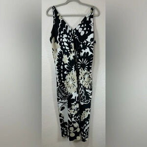 Natori Soleil-Printed Matte Satin Gown Women’s Large Date Night Party Feminine